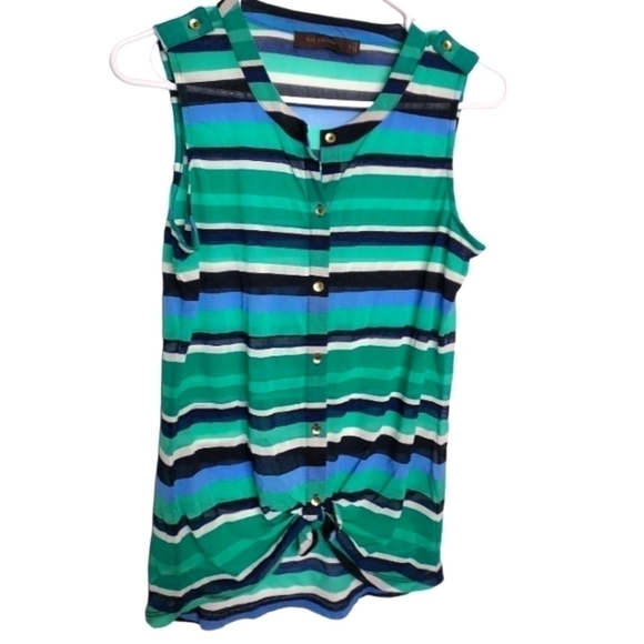 THE LIMITED WOMENS STRIPED TANK TOP SIZE SMALL - Picture 1 of 4